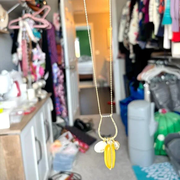 Sail Away Cluster Pendant in Clementine